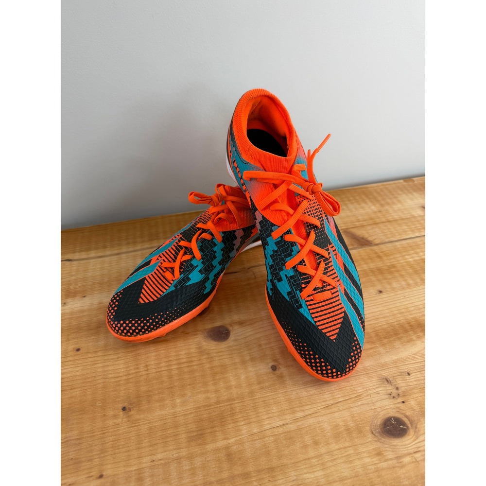 Adidas X Speedportal Messi.3 Turf Soccer Cleats Men's 12 Orange Black Teal